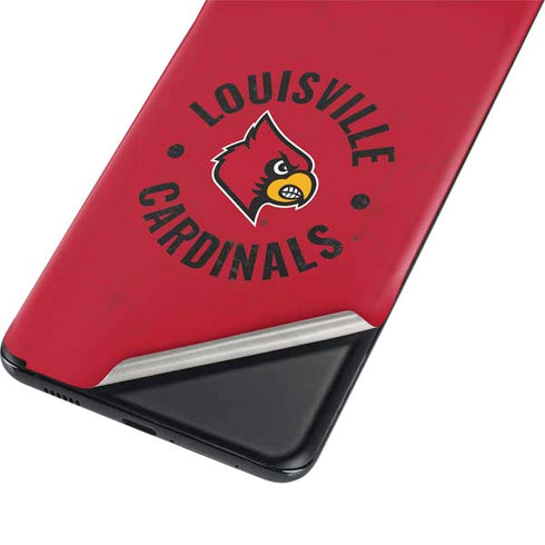 University of Louisville Cardinals Faded Galaxy S21 Plus 5G Skin